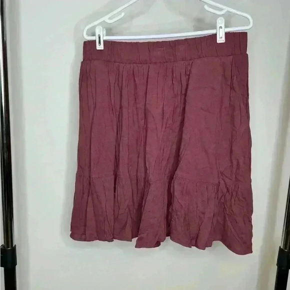 NWT TORRID Purple Skirt with stretchy band - Picture 2 of 4
